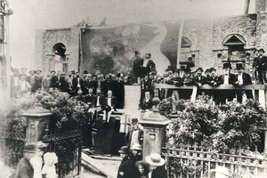 The Laying of the Fitzroy Library Foundation Stone