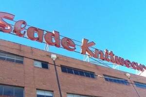 Slade Knitwear Factory and Neon Sign