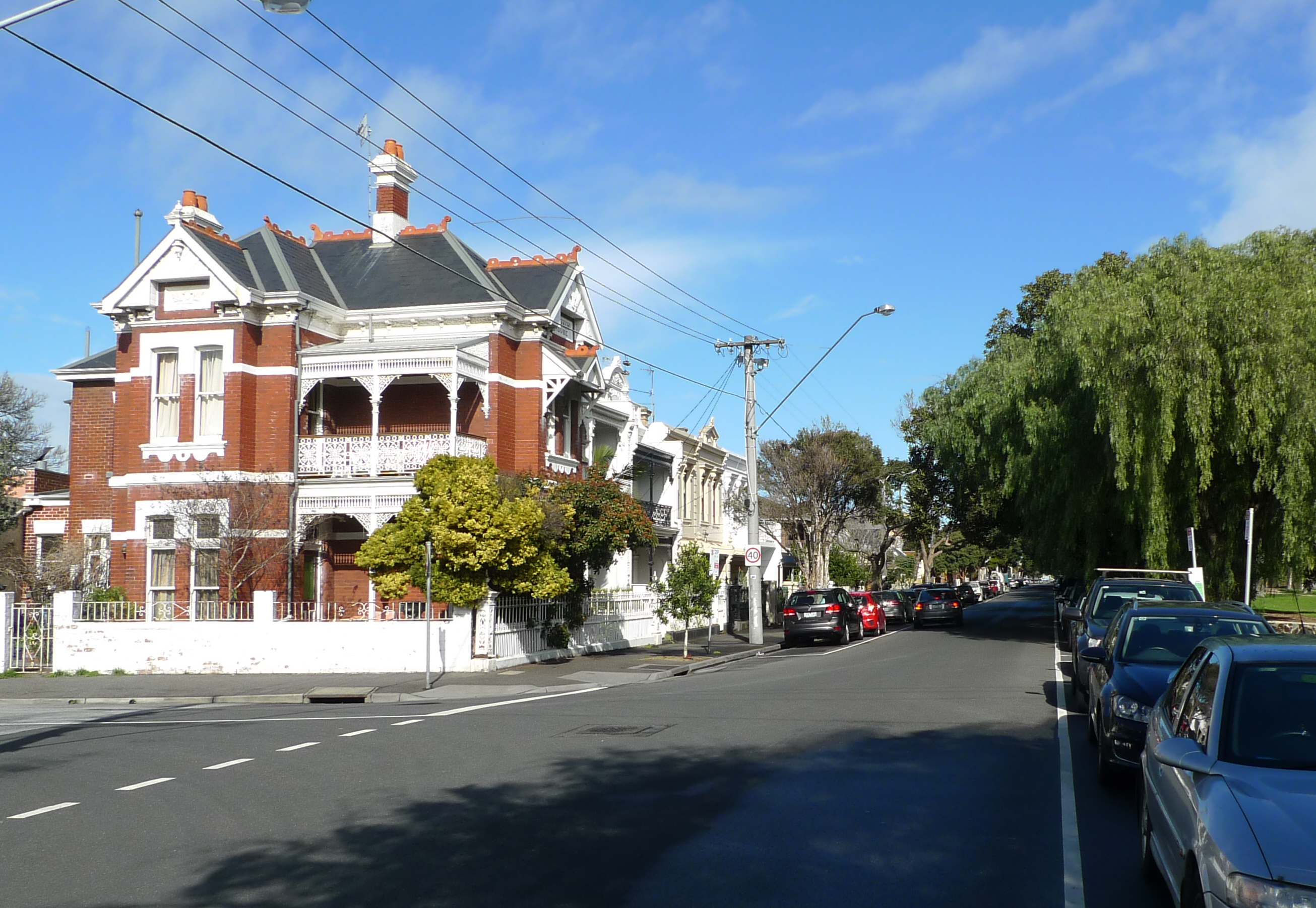 Station Street,  2016 and Station Street, 1907