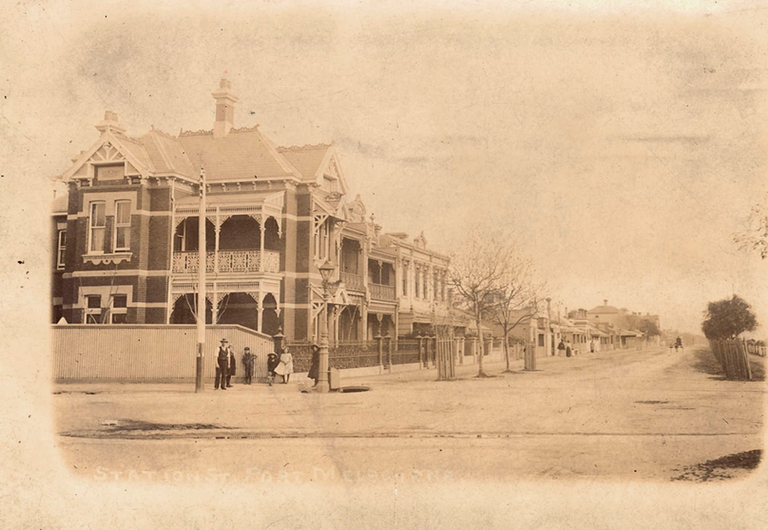 Station Street,  2016 and Station Street, 1907