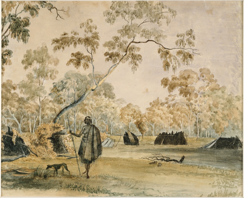 John Cotton, Encampment on the Yarra
