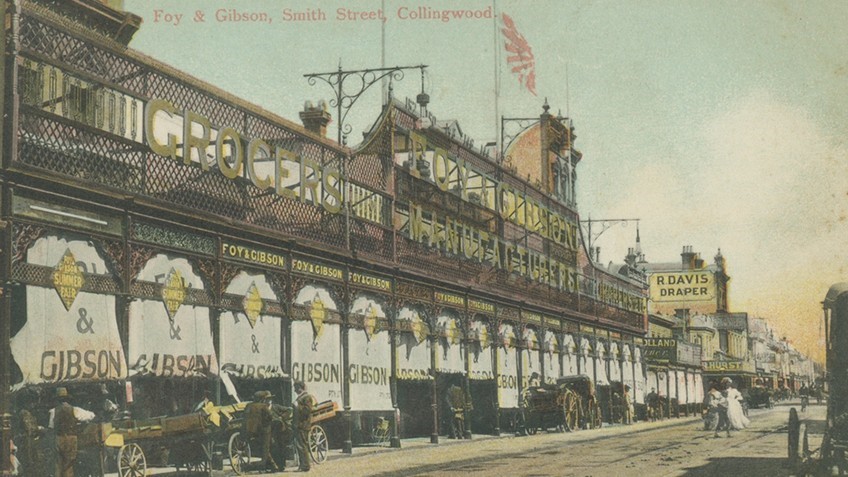 Foy and Gibson's postcard