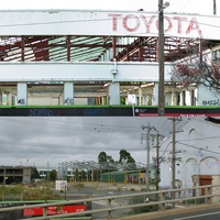 Views of the former factory site in 2012