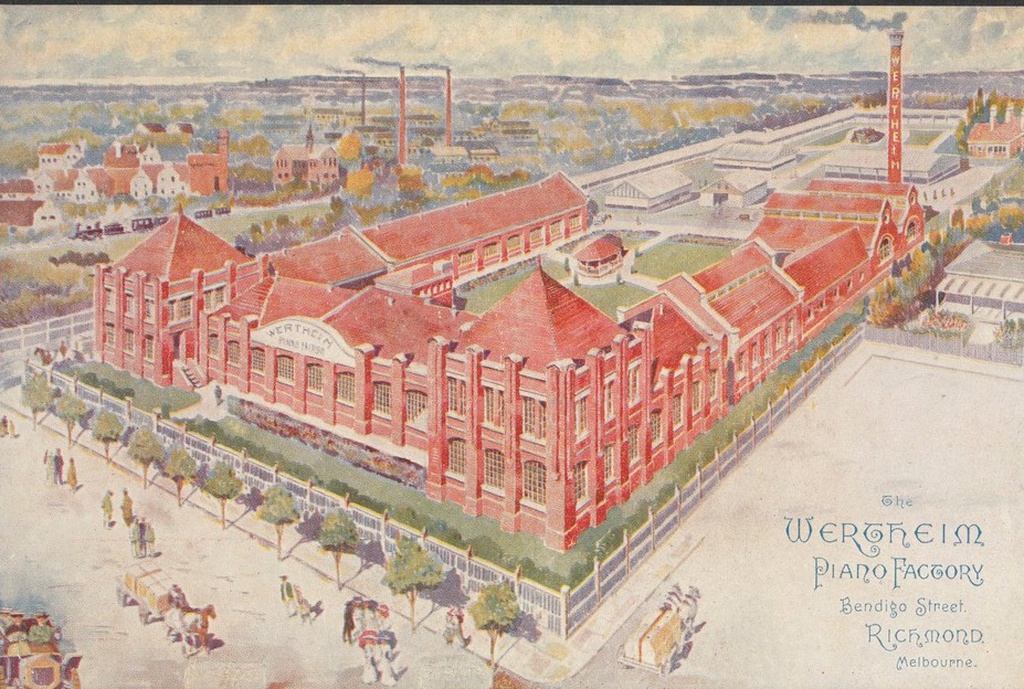 Wertheim Piano Factory c. 1906