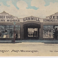'J.E Earl Ironmonger and Timber Merchant' 