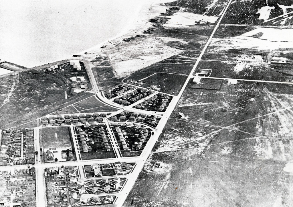 'Aerial view of Fishermens Bend' 