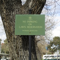 Melbourne City Council Parking Sign in Canning Street North Carlton