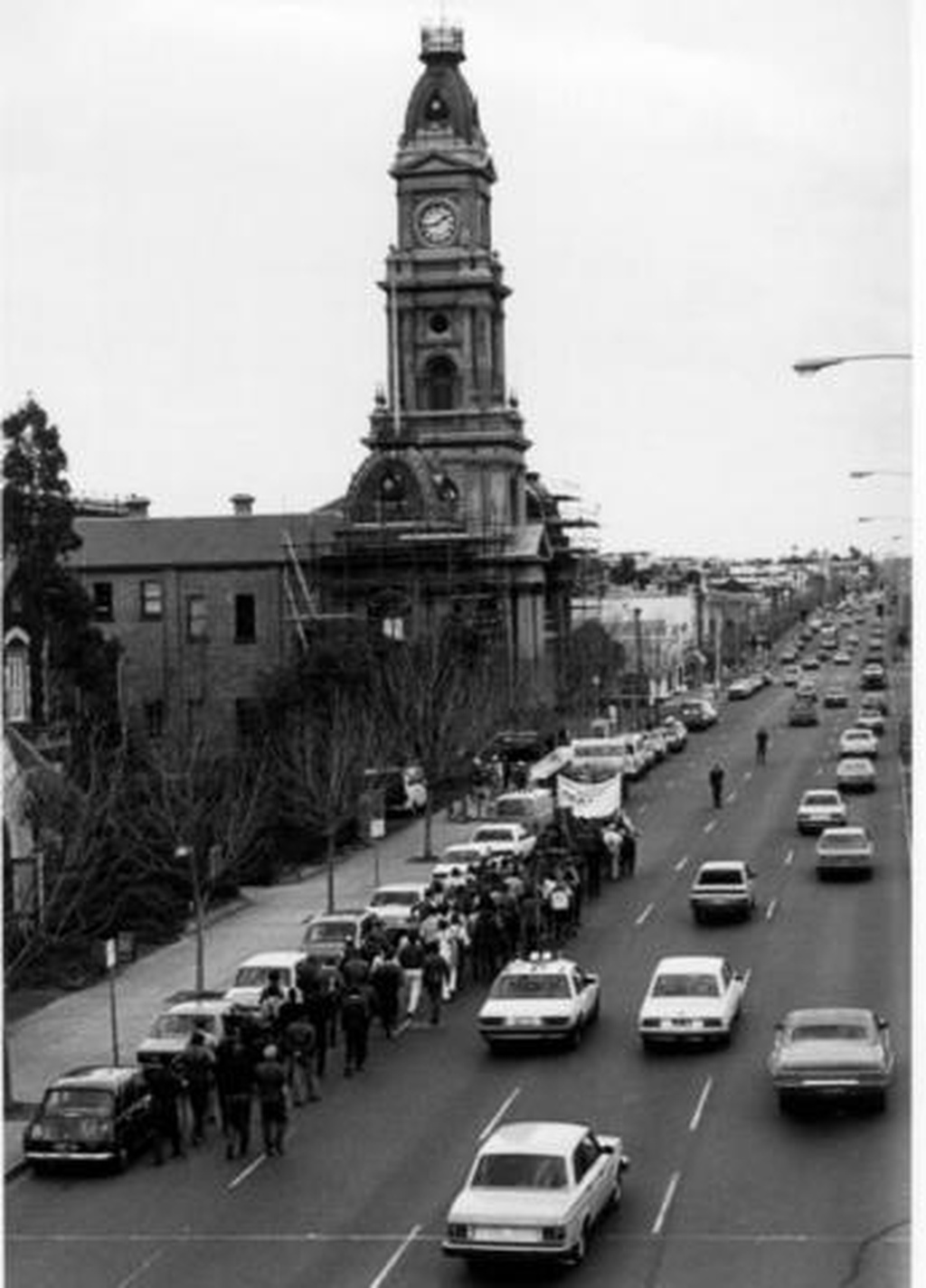Collingwood Council Workers on strike