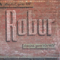 Advertising sign for Robur tea, near 68 Macpherson Street, North Carlton