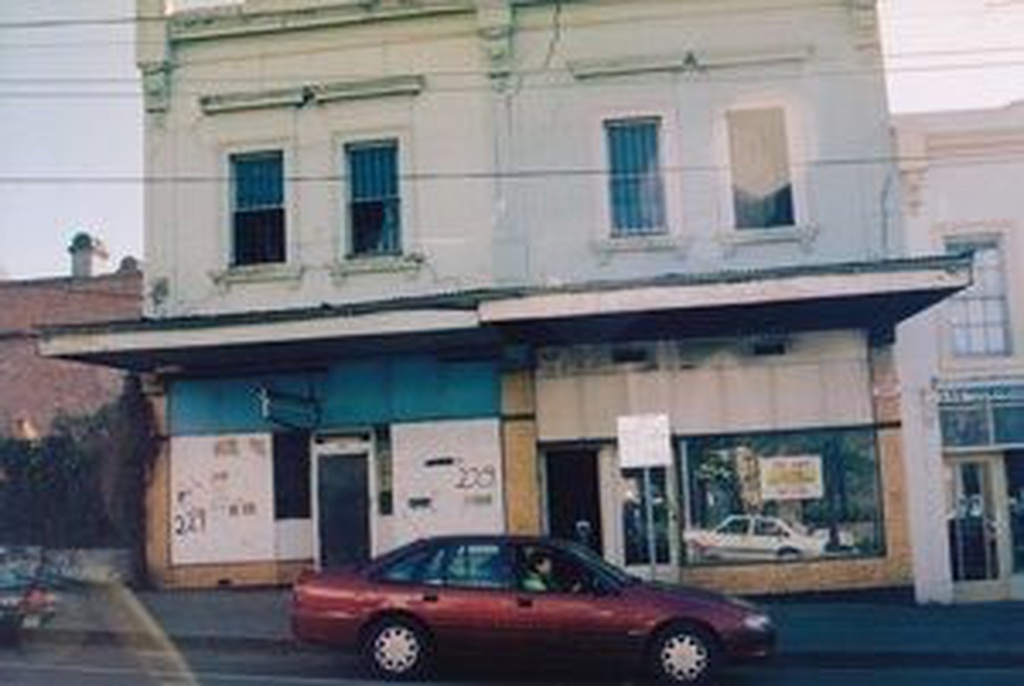 1970s shopfront of the VAHS at 229 Gertrude Street